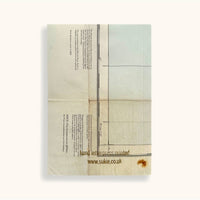Carnet de notes vintage en lin doré